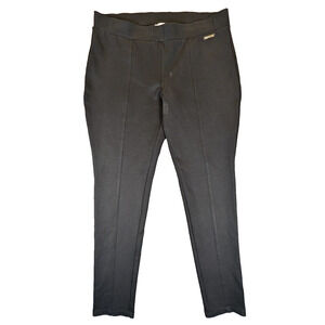 Michael Kors Leggings Large Women's Black Pull on Stretch Polyester Blend